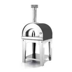 Fontana Margherita Wood Pizza Oven With Trolley | Anthracite
