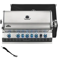 Napoleon Prestige BIPRO665 Built-In Gas Barbecue BIPRO665RBPSS-3 | Rotisserie + FREE COVER + ACCESSORY