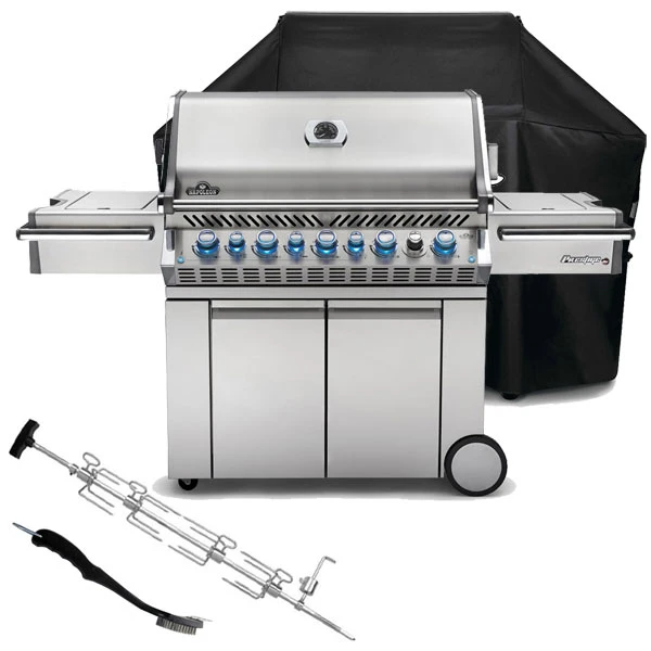 Napoleon Prestige PRO 665 RSIBNSS-3 Natural Gas BBQ | Rotisserie + FREE COVER + ACCESSORY 1 Napoleon Prestige PRO 665 RSIBNSS-3 Natural Gas BBQ | Rotisserie + FREE COVER + ACCESSORY