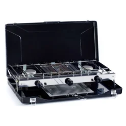 Outback Two Burner Camping Stove With Toaster