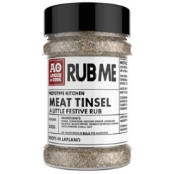 Angus Oink RUB ME Christmas Meat Tinsel