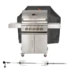 Whistler Bibury Stainless Steel 3 Burner Barbecue | Cover + Rotisserie