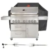 Whistler Bibury Stainless Steel 5 Burner Barbecue | Cover + Rotisserie