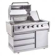 Outback Signature 6 Burner Hybrid IR Barbecue | Stainless Steel + FREE COVER & ROTISSERIE 6 Outback Signature 6 Burner Hybrid IR Barbecue | Stainless Steel + FREE COVER & ROTISSERIE - Image 6