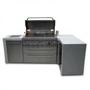 Mont Alpi 805 6 Burner Deluxe Stainless Steel Kitchen Island | Infrared Side Burner | Corner Unit 3 Mont Alpi 805 6 Burner Deluxe Stainless Steel Kitchen Island | Infrared Side Burner | Corner Unit - Image 3